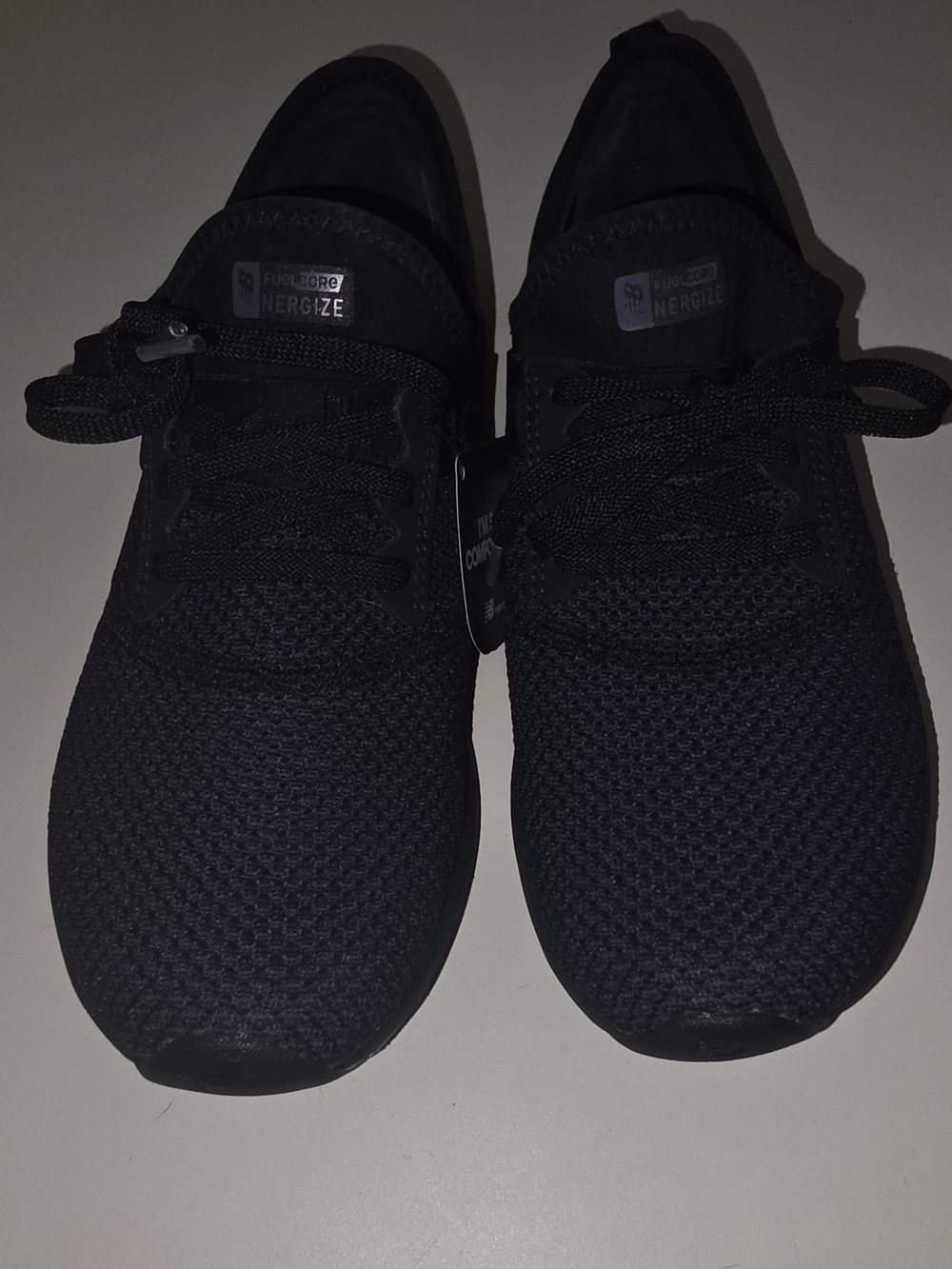 NWT New Balance Women’s Fuelcore Nergize Knit Lace-Up Sneakers - Black